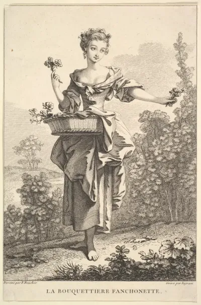 The Flower Girl Fanchonette