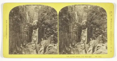 The Flume Above the Boulder