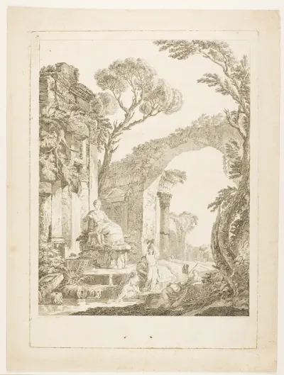 The Fountain in the Ruins