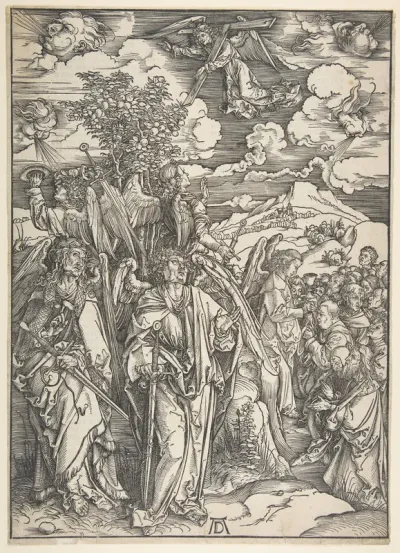 The Four Angels Restraining the Winds, from "The Apocalypse"
