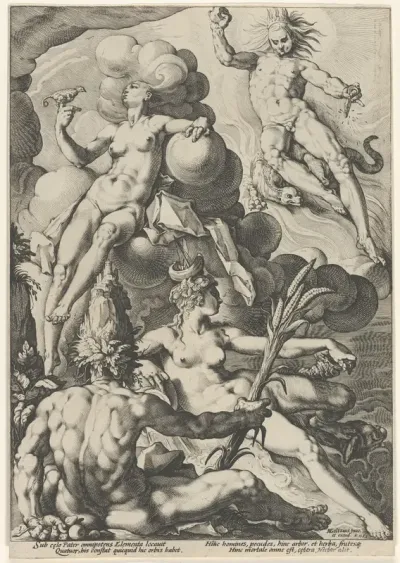 The Four Elements, plate 1 from "Mythological Subjects"