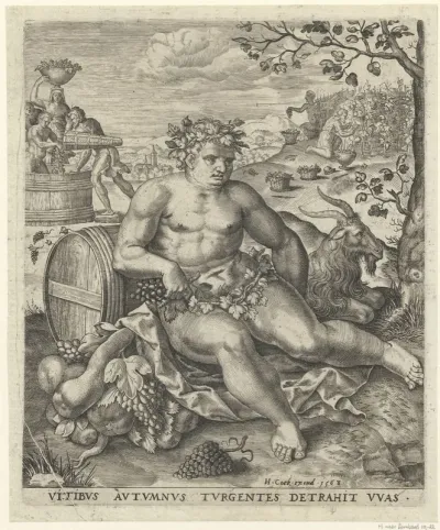 The four seasons: Bacchus as the personification of autumn