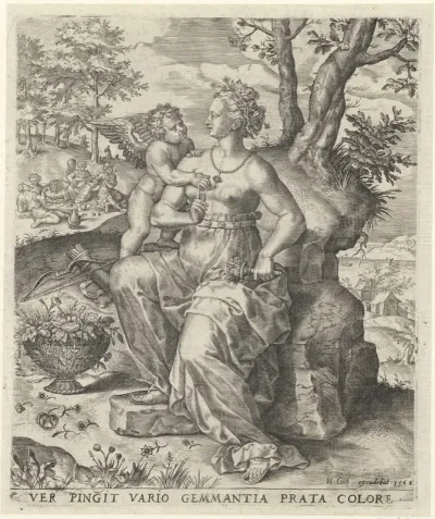 The four seasons: Venus and Cupid as the personification of spring