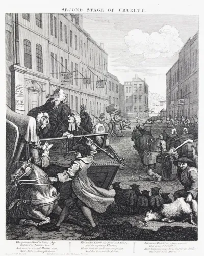 The Four Stages of Cruelty: Second Stage of Cruelty Plate II