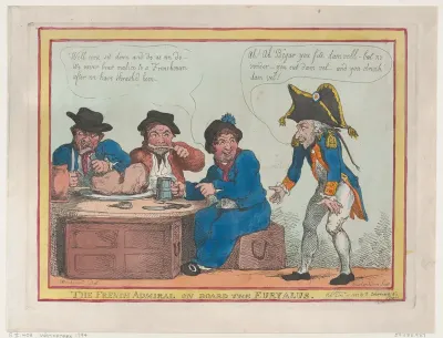 The French Admiral on Board the Euryalus