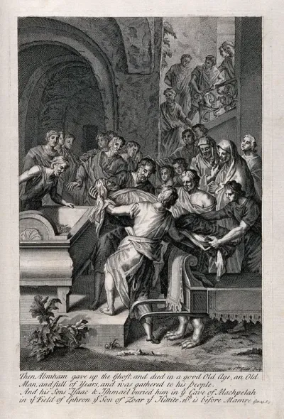 The funeral of Abraham