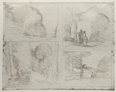 The Garden of Pericles; The Painter's Lane; Scrawl; The Large Woodcutter; The Tower of Henry VIII