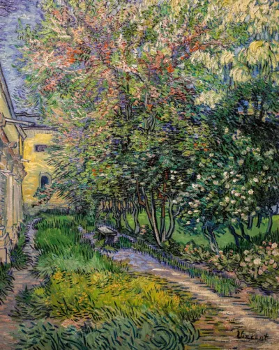 The Garden of the Institution in Saint Rémy