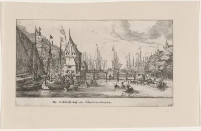 The Gelderse Quay and the Schreiers Tower, Amsterdam