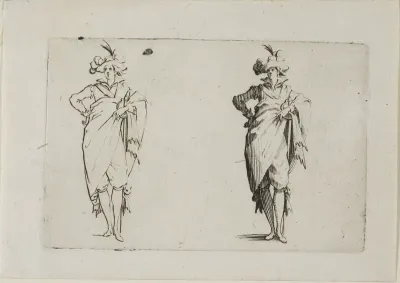 The Gentleman Seen from the Front, with his Right Hand on his Hip, from The Caprices
