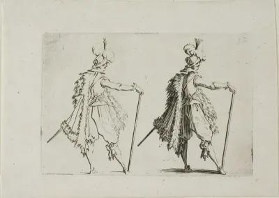 The Gentleman with a Large Cane, from The Caprices