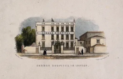 The German Hospital, Dalston, London: seen from the street