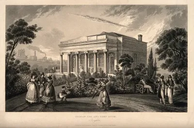 The German spa, Brighton: pump room and surrounding grounds