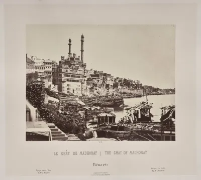 The Ghat of Madhoray, Bénarès