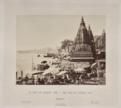 The Ghat of Vishnoo Pud, Bénarès