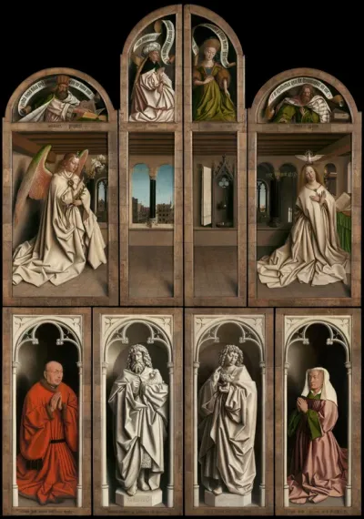 The Ghent Altarpiece (wings closed)