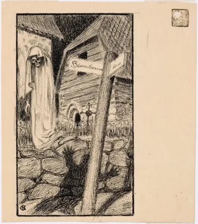 The Ghost in the Churchyard