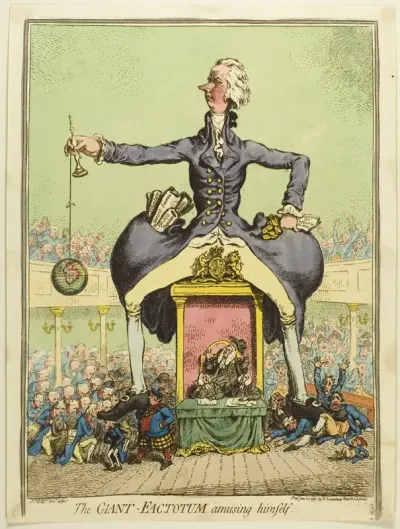 The Giant Factotum Amusing Himself