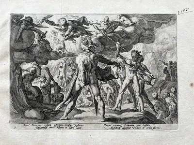 The Giants Climbing the Heavens, from Ovid's Metamorphoses (Book 1)