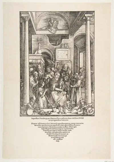 The Glorification of the Virgin, from "The Life of the Virgin"