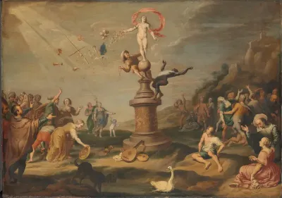 The Goddess Fortuna Bestowing her Gifts