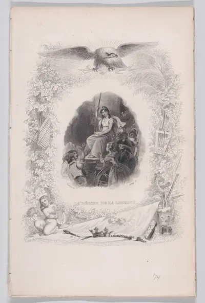 The Goddess Liberty, from "The Complete Works of Béranger"