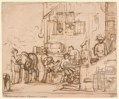 The Good Samaritan Arriving at the Inn