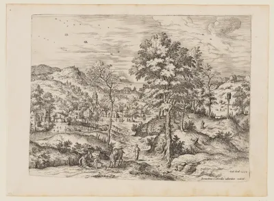 The Good Samaritan, from Landscapes with Biblical and Mythological Scenes