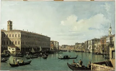 The Grand Canal from the Ponte di Rialto