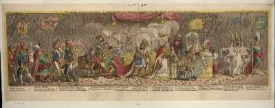 The Grand Coronation Procession of Napoleon I, Emperor of France, from the Church of Notre Dame