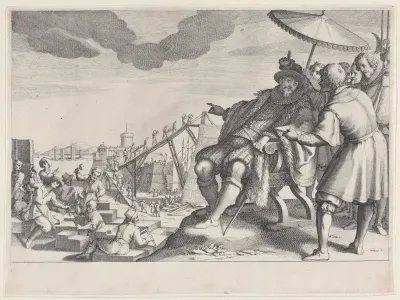 The Grand Duke fortifies the Port of Livourne