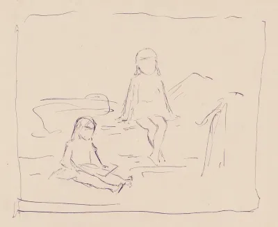 The Grand Dukes Kirill and Boris Vladimirovich as Children, study