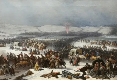 The Grande Armée Crossing the Berezina.