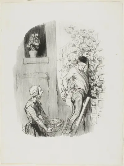 The Grape Gatherer, from Les Bons Bourgeois