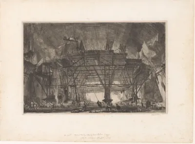 The great gantry, Charing Cross Station