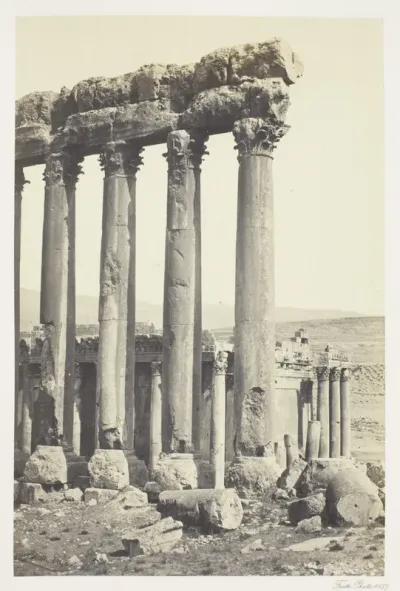 The Great Pillars and Smaller Temple, Baalbec