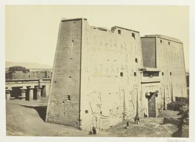 The Great Pylon at Edfou, Upper Egypt