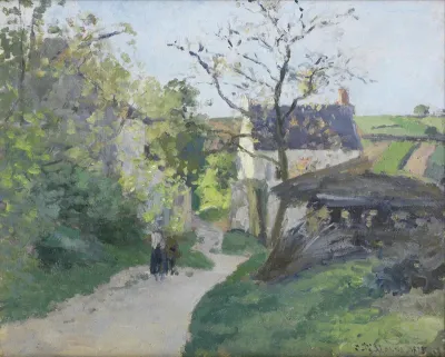 The Great Walnut Tree, the 'Rondesr House', Pontoise