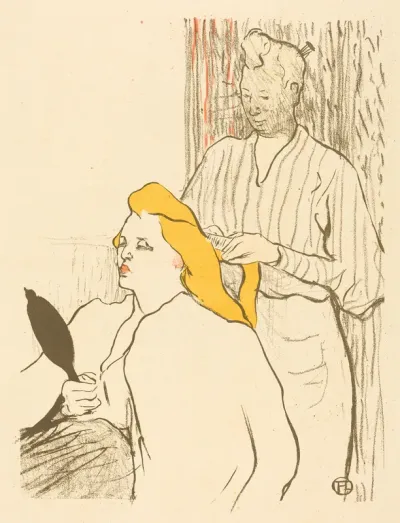 The Hairdresser - Program for the Théâtre Libre (Le coiffeur - Programme du Théâtre Libre)