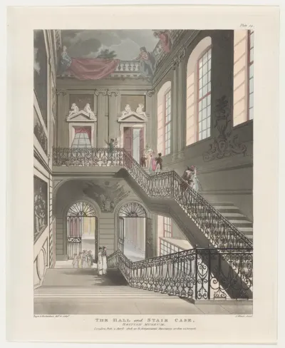 The Hall and Stair Case, British Museum