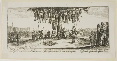 The Hanging, plate eleven from The Large Miseries of War