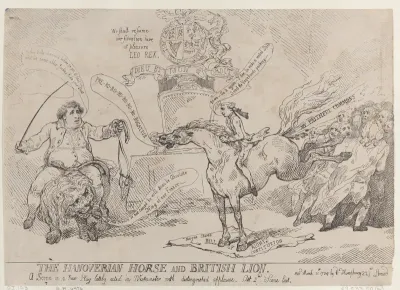 The Hanoverian Horse and British Lion