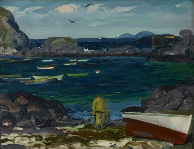 The Harbor, Monhegan Coast, Maine