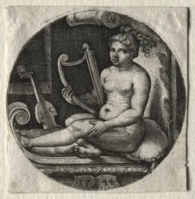 The harpist