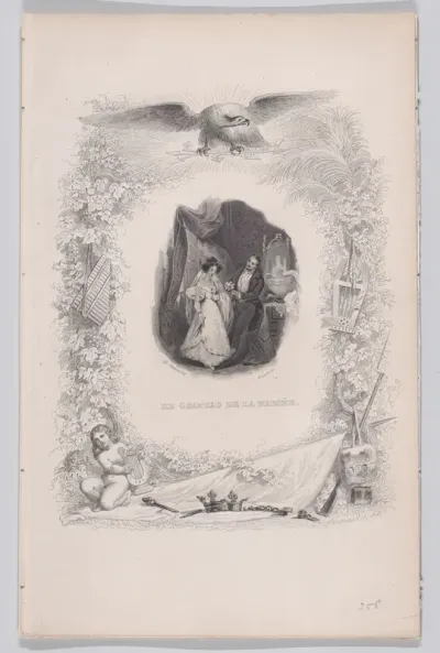 The Hat of the Bride, from "The Complete Works of Béranger"