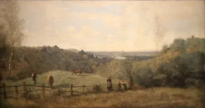 The heights above Sèvres. Enclosed pasture.