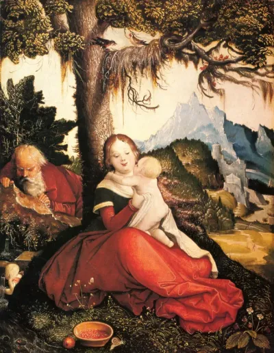 The Holy Family in a Landscape
