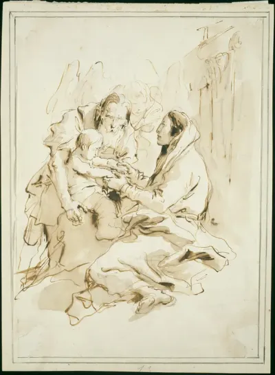The Holy Family, Saint Joseph with a Book
