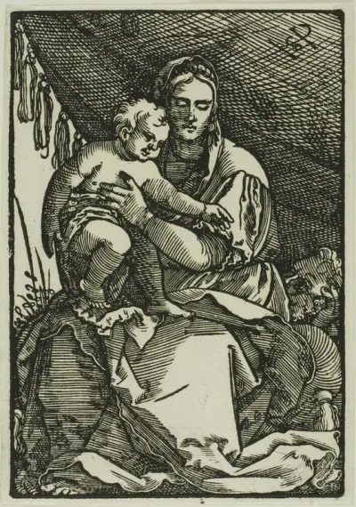 The Holy Family Under the Canopy