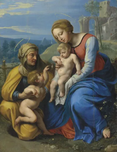 The Holy Family with a Sparrow